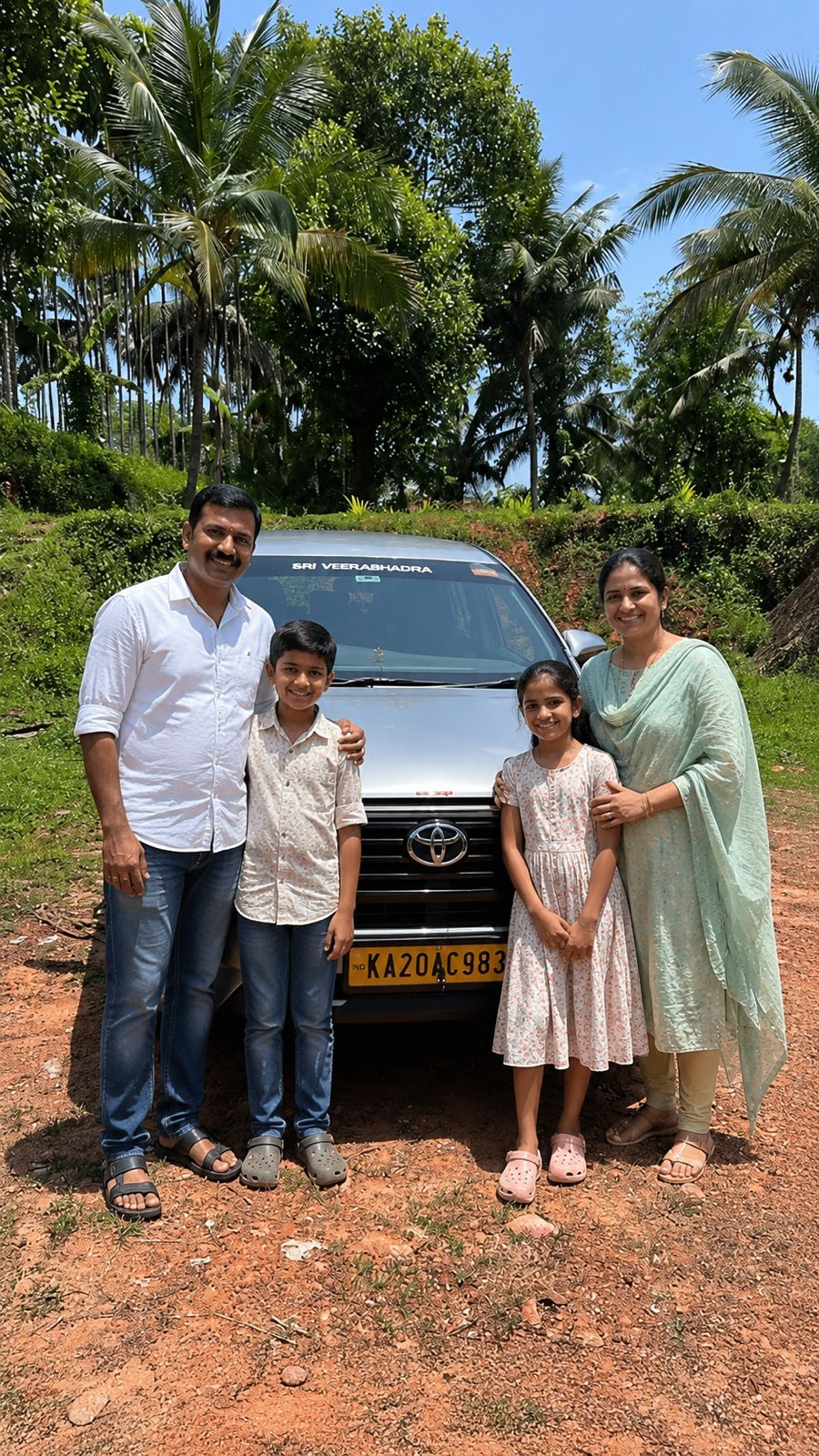 Veerabadra Travels Innova Crysta Family Trip