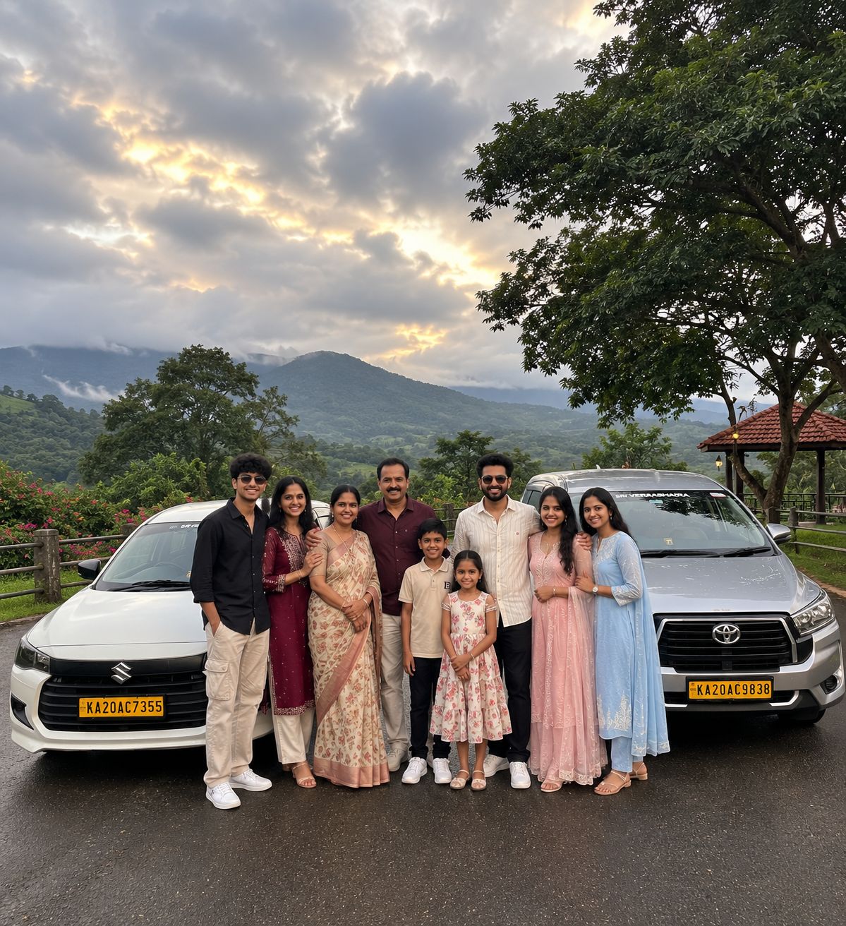 Group Outstation Tour with Swift Dzire & Innova Crysta